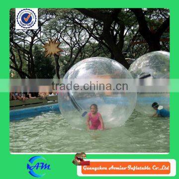 clear color and funny water ball cheap,human water bubble ball,crystal ball water fountain