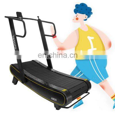 Self-Powered treadmill Home Used no Electric Treadmill  Innovative Manual Curved Treadmill