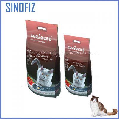 COZIE CAT/odor Control Bentonite Cat Litter/ball/1-3.5mm/rose/with Silica Bead/8kg photo-5