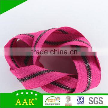 4.5#small Metal Teeth Zipper Roll photo-4