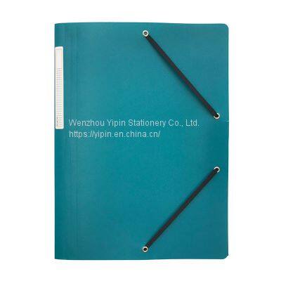 PP 3 Flap Folder Spine With Pocket, Elastic Folder for Office for School, Statioinery photo-5