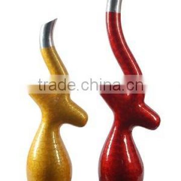 Decorative Aluminum Vase ,Metal Flower Vases With Enamel Finish 3138