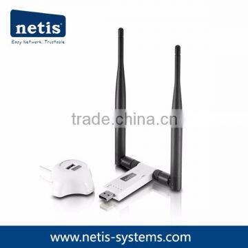 300Mbps Wireless N USB Adapter with 2 5dBi Antennas