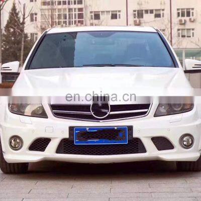 2007-2014 W204 High-quality Front Rear Bumper Side Skirts FOR Mercedes-Benz C-CLASS (W204) Refit Upgrade to C63 Full Bodykit