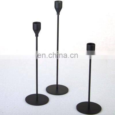 Explosive European Style Candle Stick Holder Iron Candlestick Decoration Metal Candle Holder