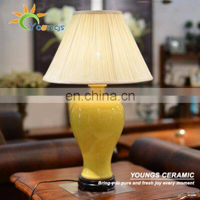 Antique style decorative ceramic vase art lamps for home and hotel