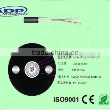 Aerial Double Steel Wire Strengthened Fiber Optical Cable GYXTW from factory