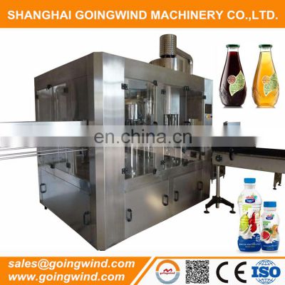 Automatic vegetable fruit juice fill seal machine milk yogurt coconut water bottling machine filling plant cheap price for sale