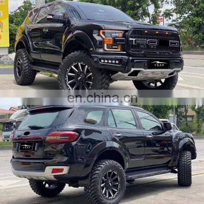New Design Conversion Body Kit for Everest Convert to F150 Raptor Body Kit