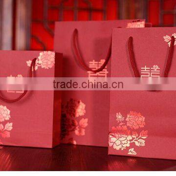 High Quality OEM Full Color Printed Paper Gift Bag