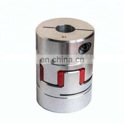 Aluminum Clamp Style Jaw / Spider Flexible shaft coupling for motor