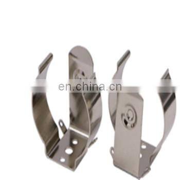 OEM Stainless Steel Metal Stamping Blanks Battery holder PCB AA Battery Clips