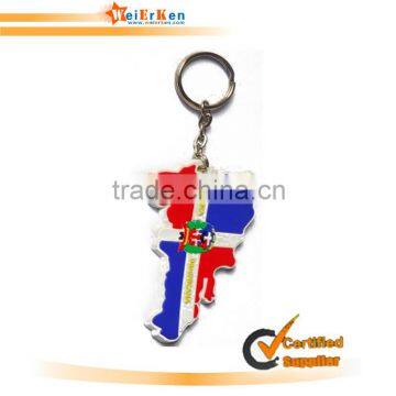 customized rubber keyring