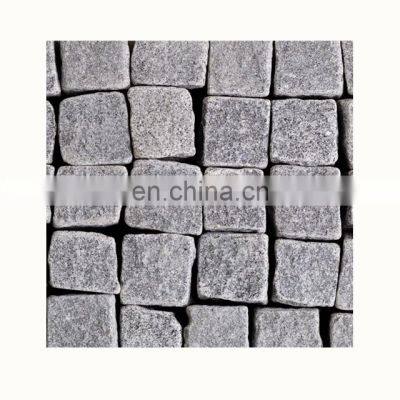 Cheap grey granite paving cobblestone