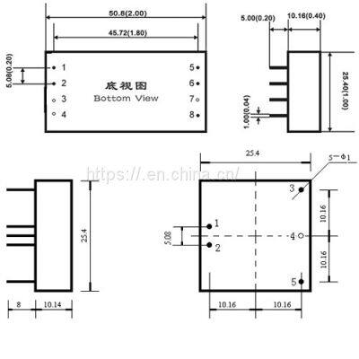 1W High Power Density, Regulated Dual Output DC/DC Converter Wre1509s-1W photo-2
