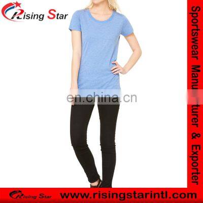 Ladies Sky Blue Colour Ladies t Shirts photo-2