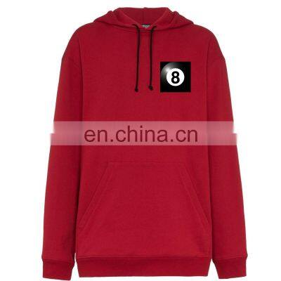 New design 2021 Maroon pullover hoodie for men, Custom made 100% cotton oversize plain Body Warmer sweatshirts,