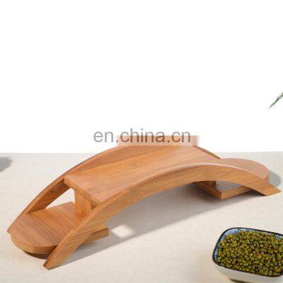 Japanese wooden sushi plate