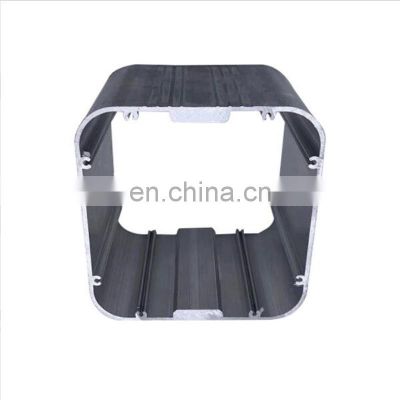 Custom Processing Black Industrial 6063 Anodized Slot Profiles Mold Aluminum Extrusion