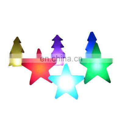 rental event christmas light stand lamps solar outdoor holiday lighting shooting star Christmas Customized Led Decorative Trees