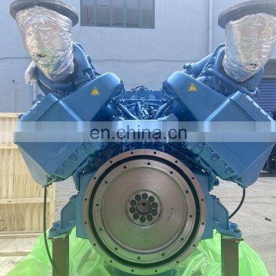 Genuine 1200HP Weichai Baudouin 12M33C1200-18 Marine Engine