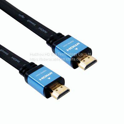 HD1004 Video Cables 3D 4K 60hz 1080p 1m Hdmi 4K Applied to Multimedia Audio with Custom Logo