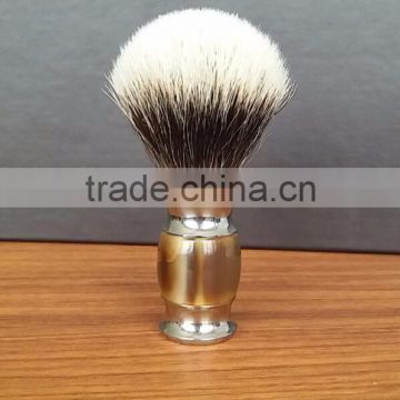 Hand made Acrylic Metal Handle Silvertip badger Hair shaving brush