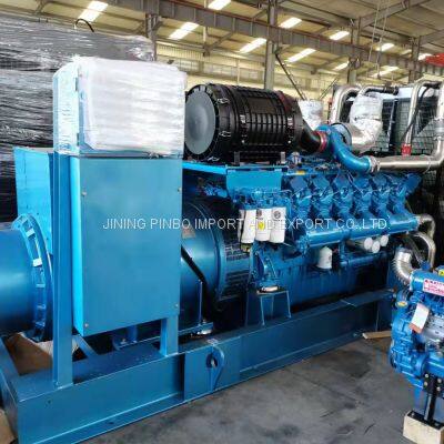 Weichai engine 12M33D1108E200 1125KVA diesel generator set