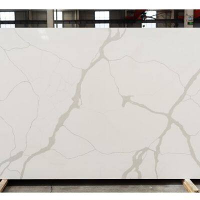 Code：1040，Calacatta artificial stone quartz slab kitchen countertops