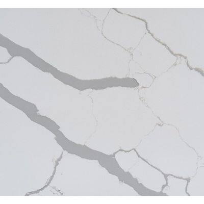 Code：7080，Calacatta Artificial Stone Quartz Slab Kitchen Countertops photo-2