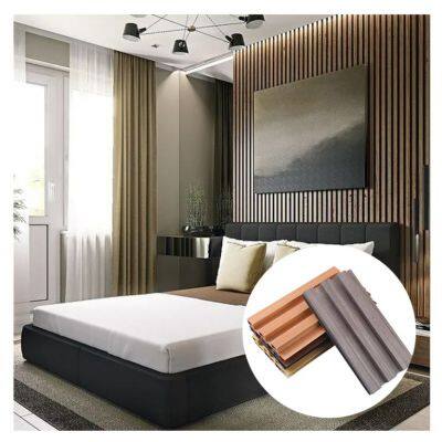Wooden Grain Pvc Wpc Wall Panels Designs for Decor Wpc Wall Panel 20 Years Warranty 3d Wpc Wall Panel
