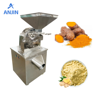Automatic Ginger Powder Grinding Machine Vegetable Powder Pulverizer Turmeric Powder Mill Grinder Powder Making Machine