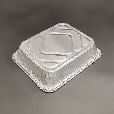 Longstar High Quality Rectangular Aluminum Foil Tray for Roasting Baking Grilling and Food Packaging photo-5