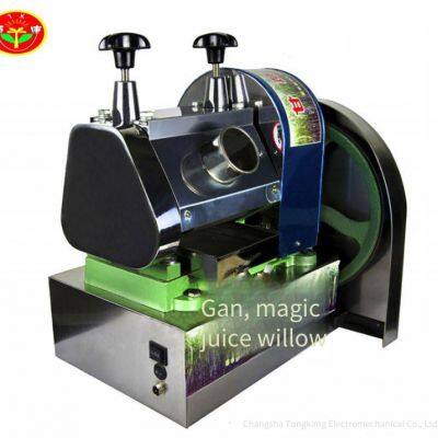Стоячий электрический мобильный сдвоенного питания (аккумуляторный и ручной) бесшумный соковыжималка для сахарного тростника из нержавеющей стали