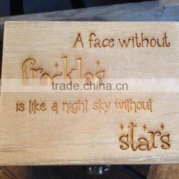 New Product:Personalised Wooden Keepsake Box Jewellery Gift Box Quality Choice