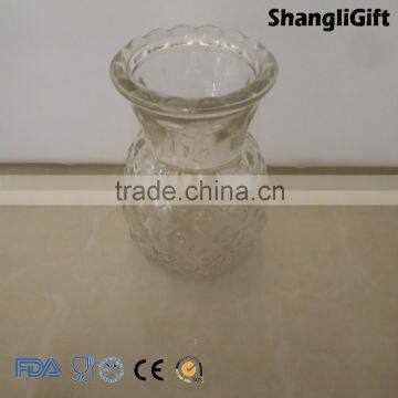 200ml Clear Pineapple Shape Glass Vase, Glass Candle Jar Aroma Reed Diffuser photo-3