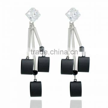 2016 Wholesale Women Elegant Jewelry CZ Stones Big Chandelier Earring