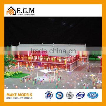 scale model of City God, Temple in Changzhi for display with a strong ethnic flavor