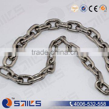 china hardware high testing electro galvanized carbon steel g43 chain