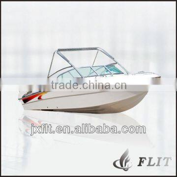 China FRP hull Double Engines Luxury small yacht