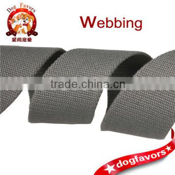 4.3cm grey polyester cotton beads pattern webbing