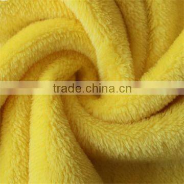 2015 hotsale and softball fleece fabric 100% polyester brushed neon color made in China