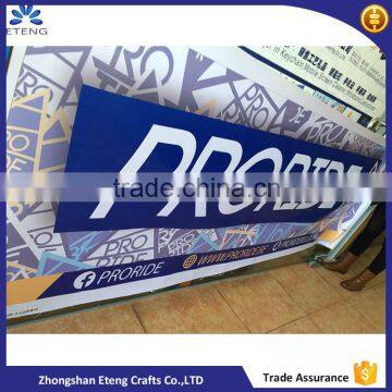 Promotion outdoor advertising dye sublimation printing banner with customized logo