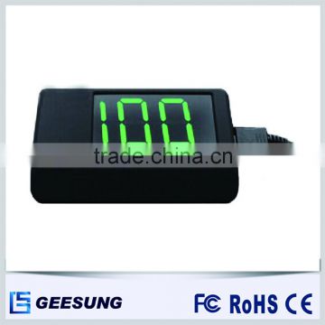 Speed displaying car hud head up display with GPS