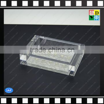 Acrylic clear square soap dishes dispenser