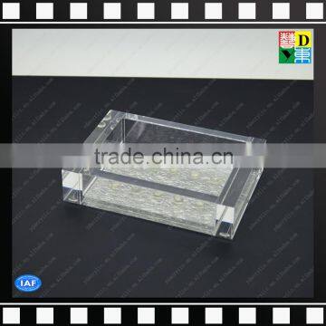 Acrylic Clear Square Soap Dishes Dispenser