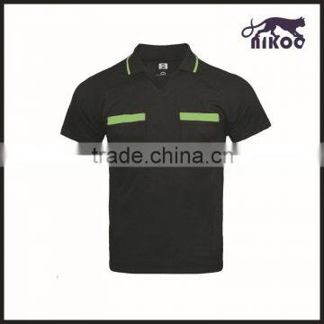 Custom made soccer referee jersey with high performance