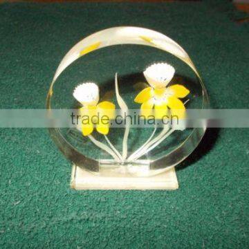 clear acrylic paperweight photo frame /Customized Acrylic Various shapes blank Paperweight