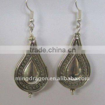 CHINESE TIBET SILVER EARRING EARDROP