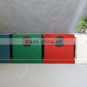 Chinese colorful Antique wooden boxes/chest